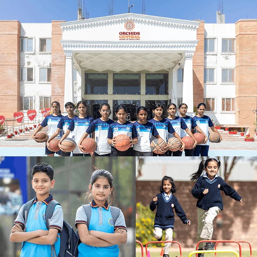 Student using VR technology at Orchids Central School of Excellence, one of the top 10 CBSE schools.